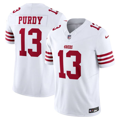 San Francisco 49ers Jersey 2026 Away Vapor F.U.S.E. Stitched Limited Jersey - White