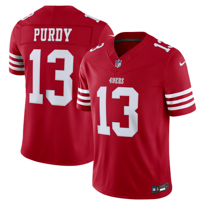 San Francisco 49ers Jersey 2026 Home Vapor F.U.S.E. Stitched Limited Jersey - Red