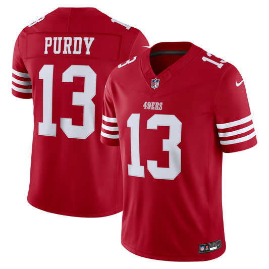 San Francisco 49ers Jersey 2026 Home Vapor F.U.S.E. Stitched Limited Jersey - Red