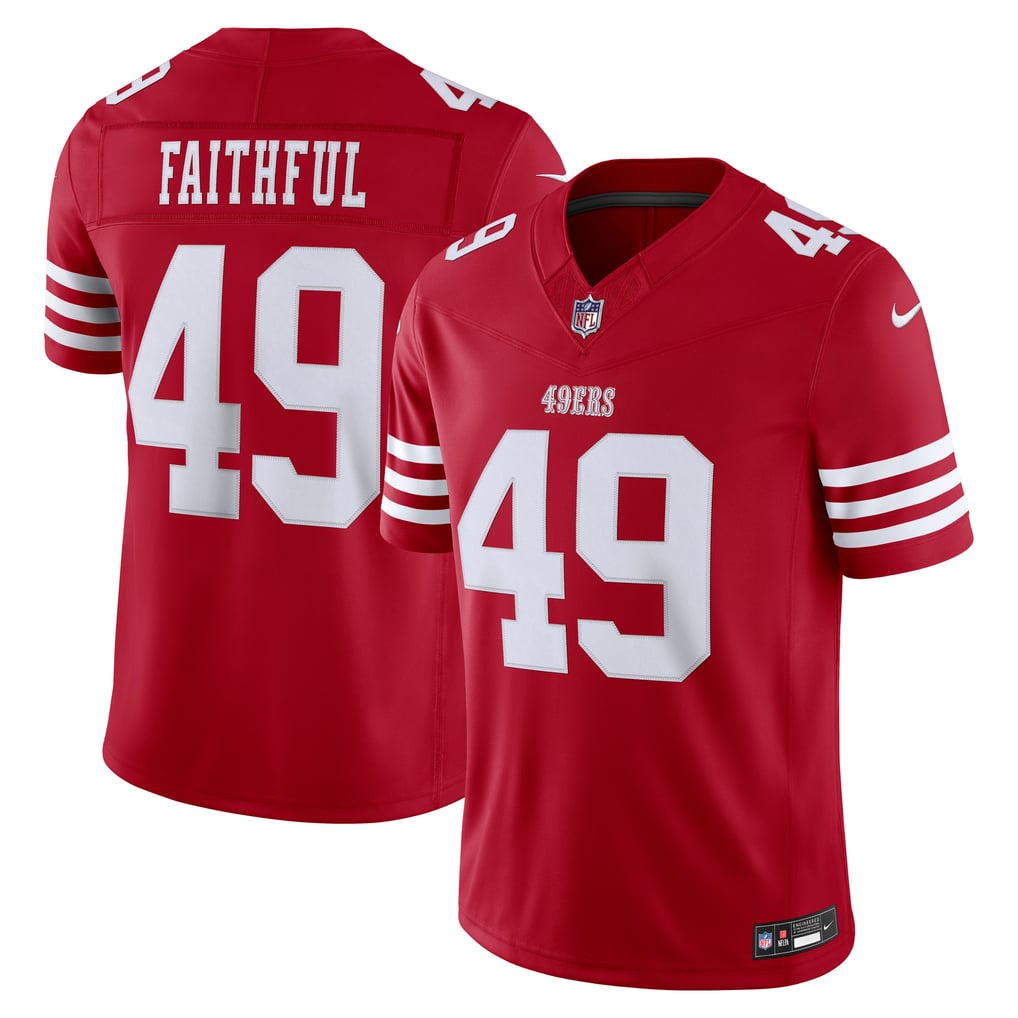 San Francisco 49ers Jersey 2026 Home Vapor F.U.S.E. Stitched Limited Jersey - Red