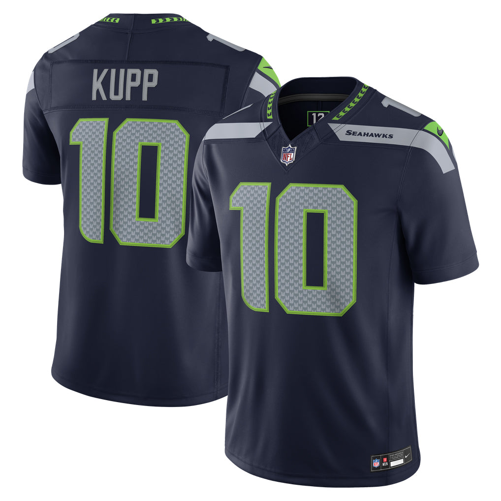 Seattle Seahawks Jersey 2026 Home Player Game Jersey College Navy