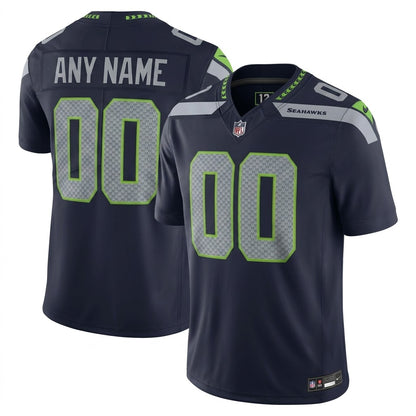 Seattle Seahawks Jersey 2026 Home Player Game Jersey College Navy