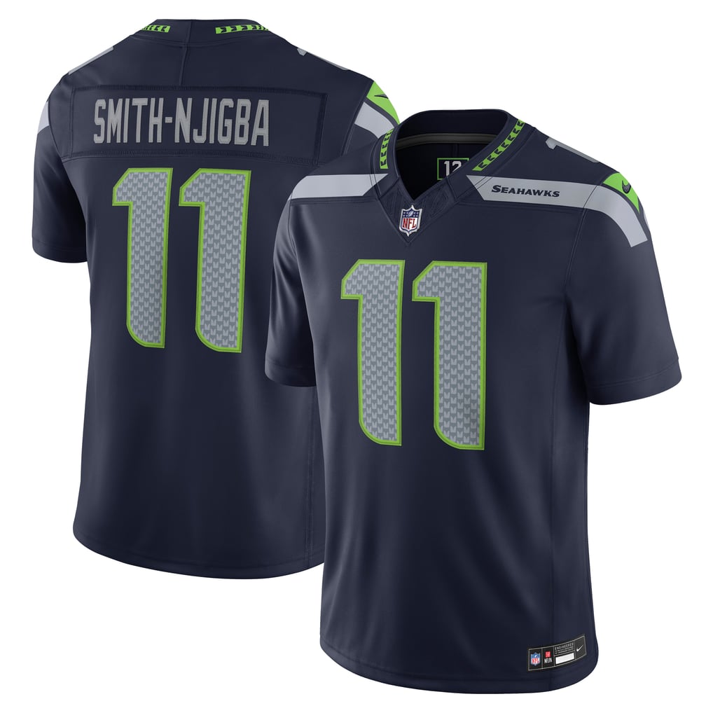 Seattle Seahawks Jersey 2026 Home Player Game Jersey College Navy