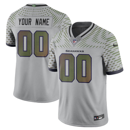 Seattle Seahawks Jersey 2026 Rivalries Collection Stitched Limited Jersey - Gray