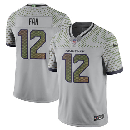 Seattle Seahawks Jersey 2026 Rivalries Collection Stitched Limited Jersey - Gray
