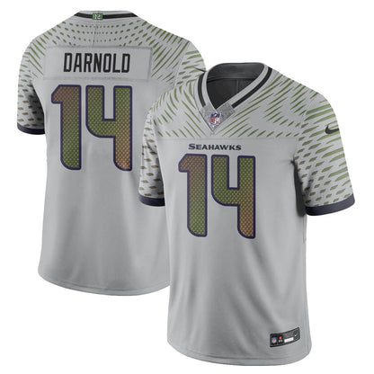 Seattle Seahawks Jersey 2026 Rivalries Collection Stitched Limited Jersey - Gray