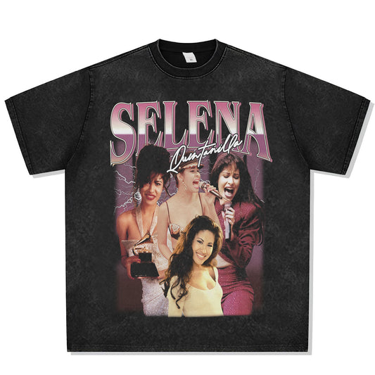 Selena Quintanilla Font Graphic Tee