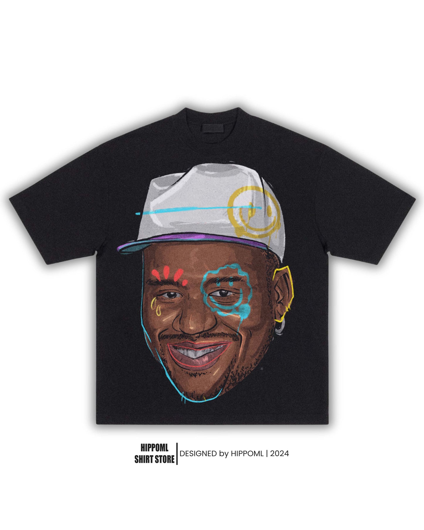 "Shaq Diesel" Big Face Art T-Shirt