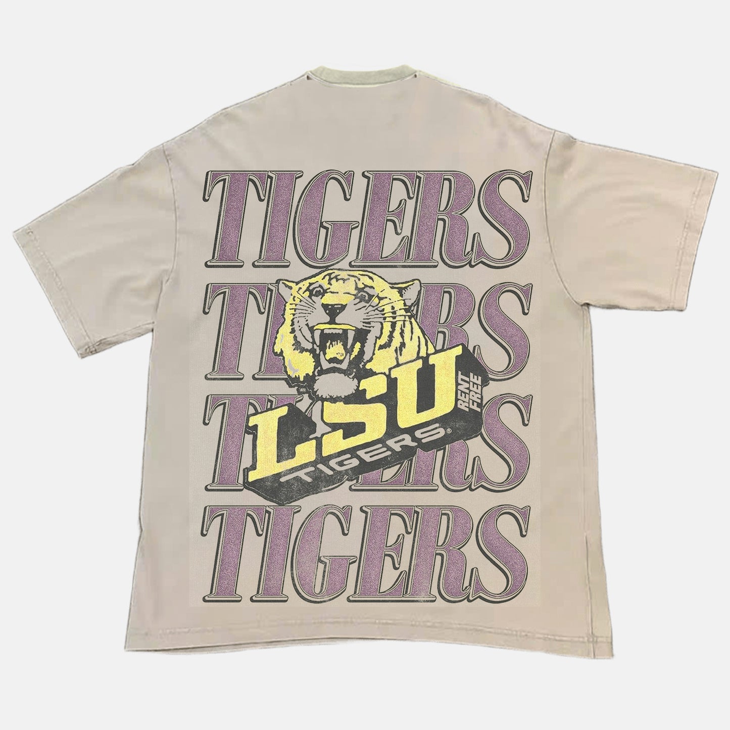 Shaq LSU Font Graphic Tee