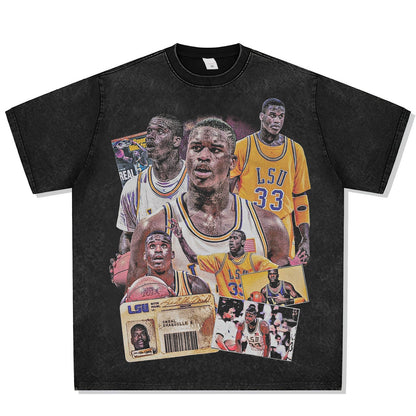 Shaq LSU Font Graphic Tee