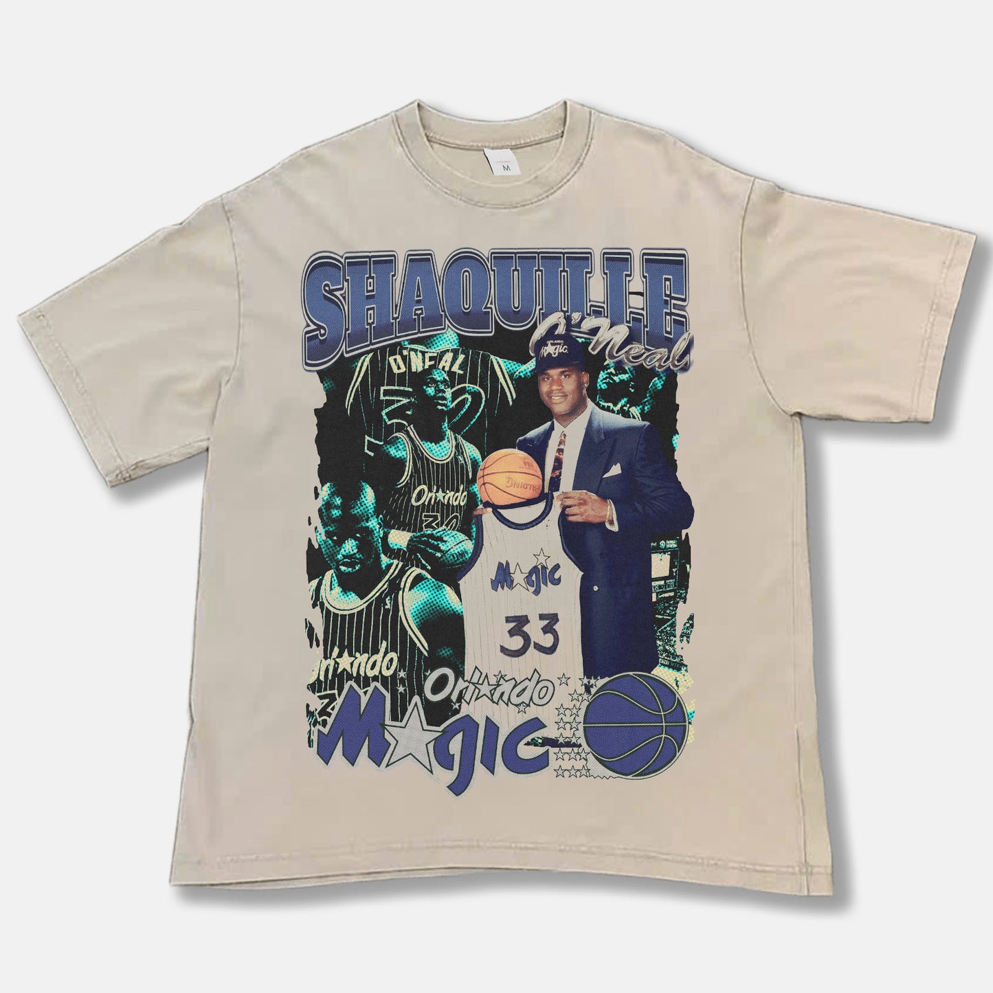 Shaquille O'Neal Rookie Font Graphic Tee