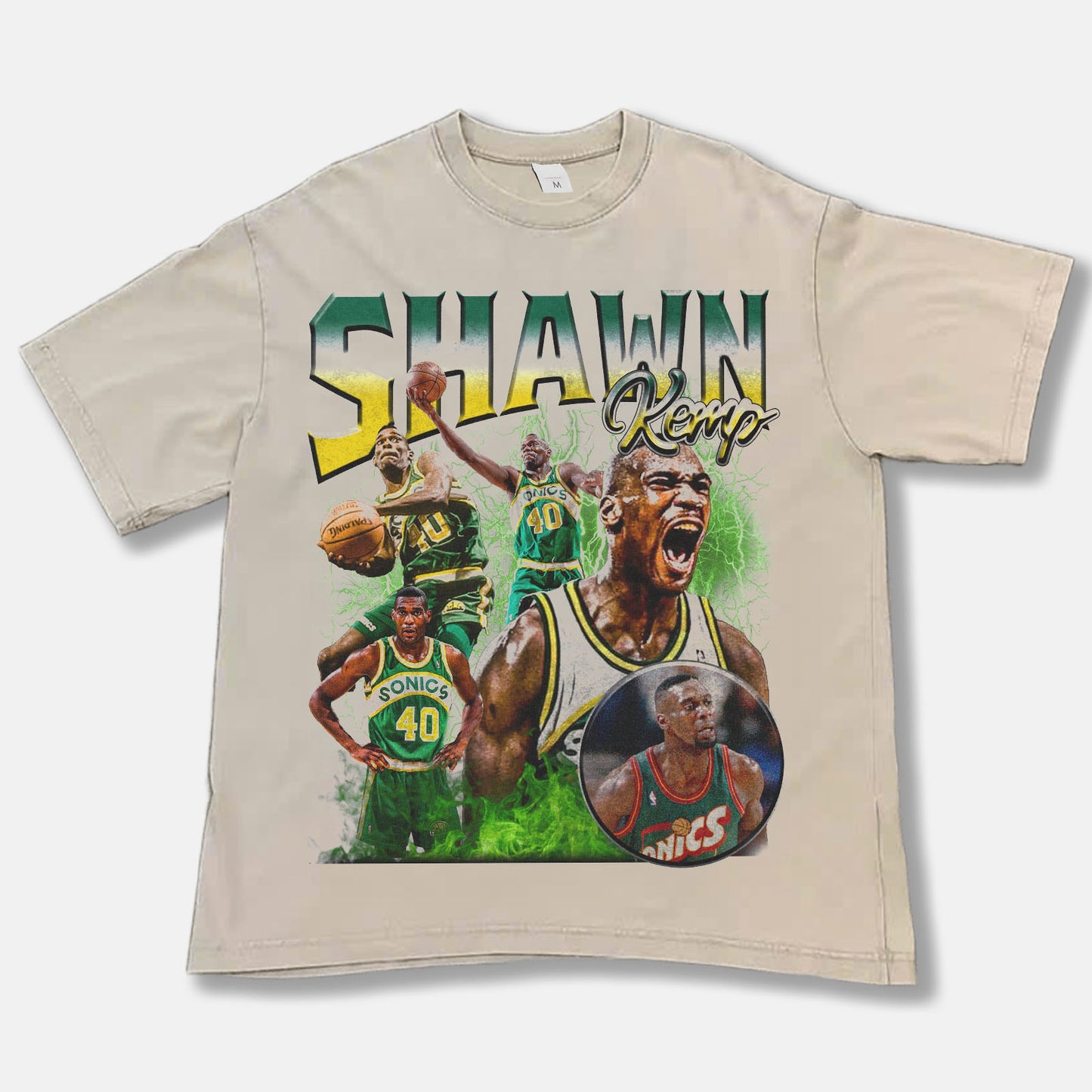 Shawn Kemp Font Graphic Tee