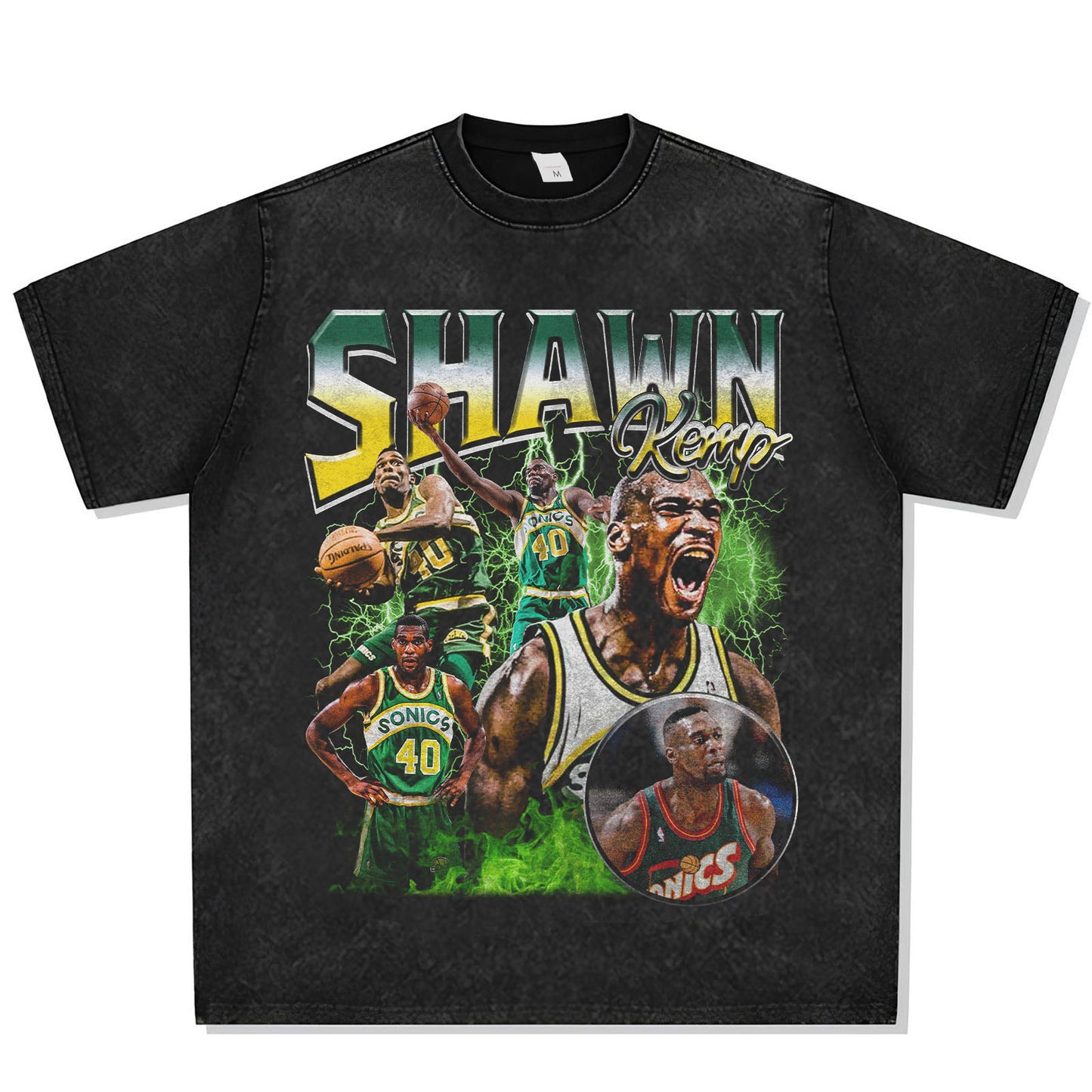 Shawn Kemp Font Graphic Tee