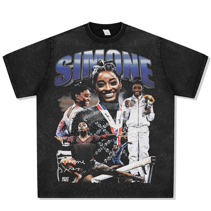 Simone Biles Font Graphic Tee