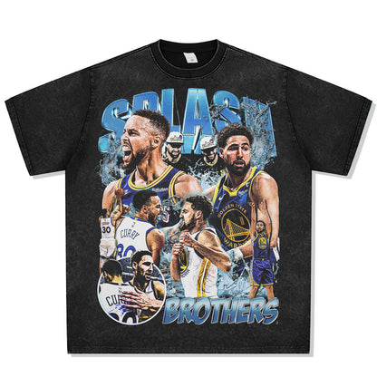 Splash Brothers Font Graphic Tee