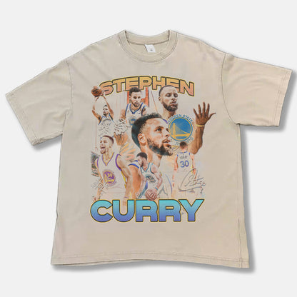 Steph Curry Baby Faced Assassin Font Graphic Tee