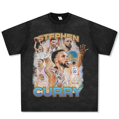 Steph Curry Baby Faced Assassin Font Graphic Tee