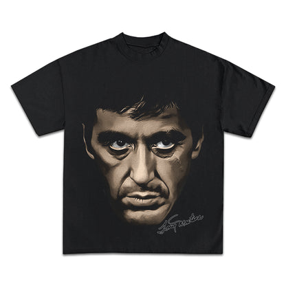 TONY MONTANA SCARFACE JUMBO GRAPHIC T-SHIRT