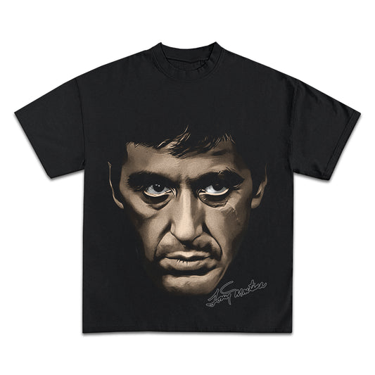 TONY MONTANA SCARFACE JUMBO GRAPHIC T-SHIRT