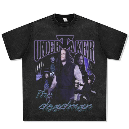 The Undertaker Deadman Font Graphic Tee