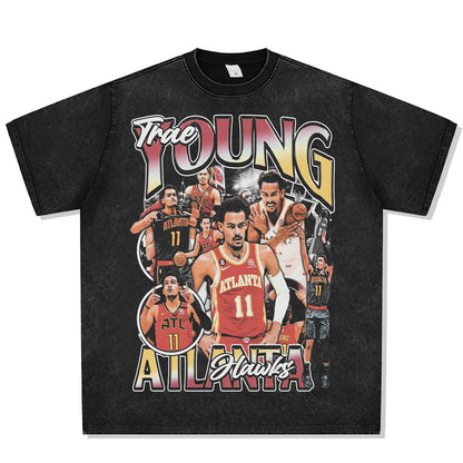 Trae Young 11 Font Graphic Tee