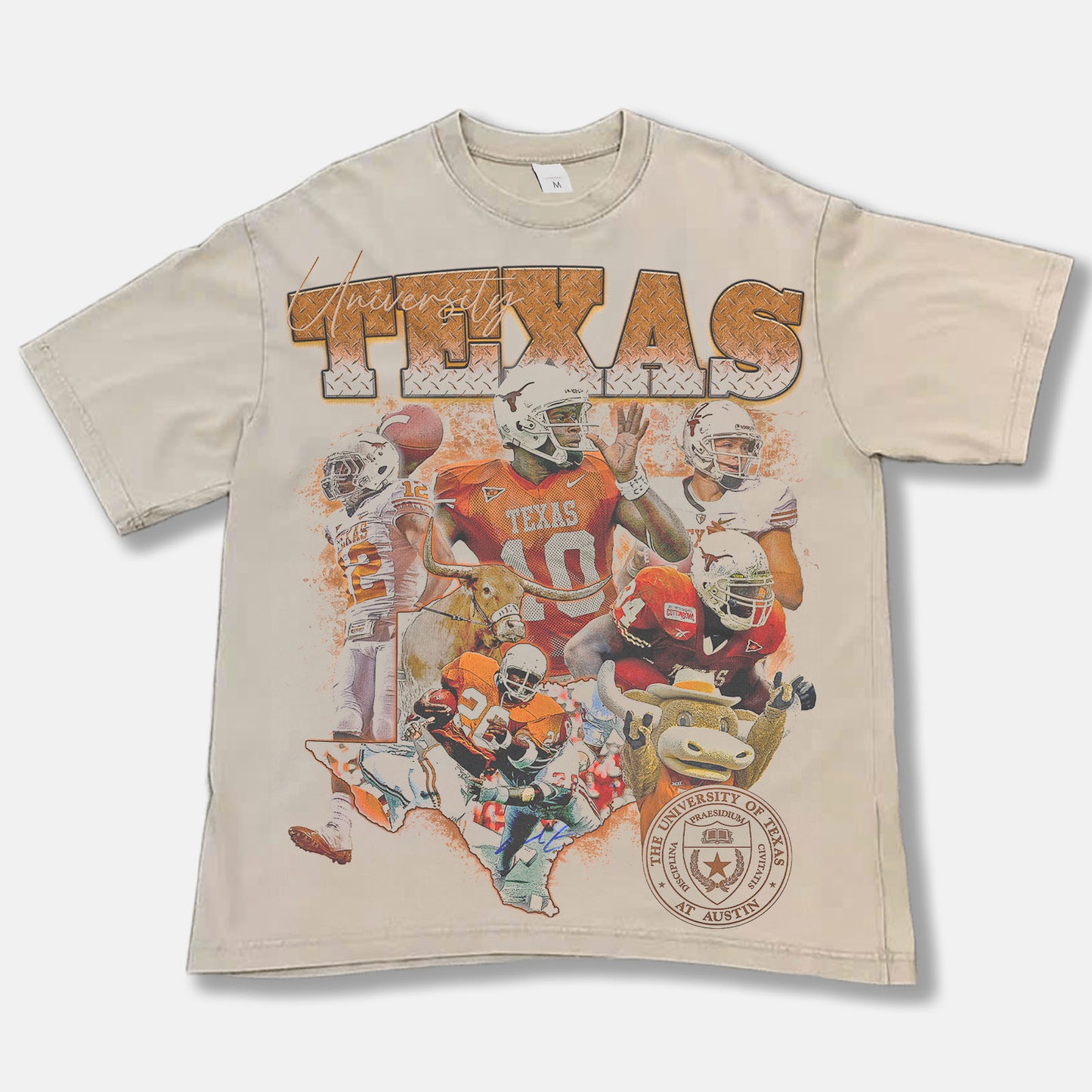 UT Longhorns Font Graphic Tee