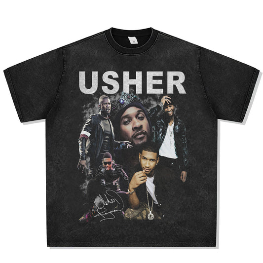 Usher Font Graphic Tee