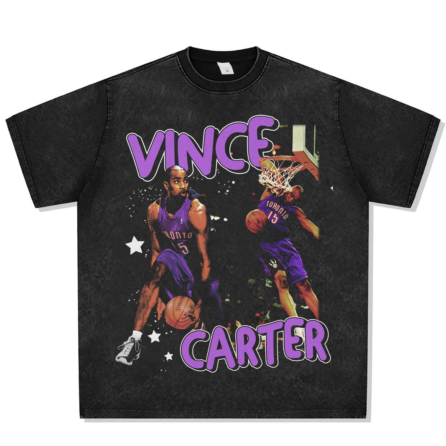 Vince Carter Dunk Champion Font Graphic Tee