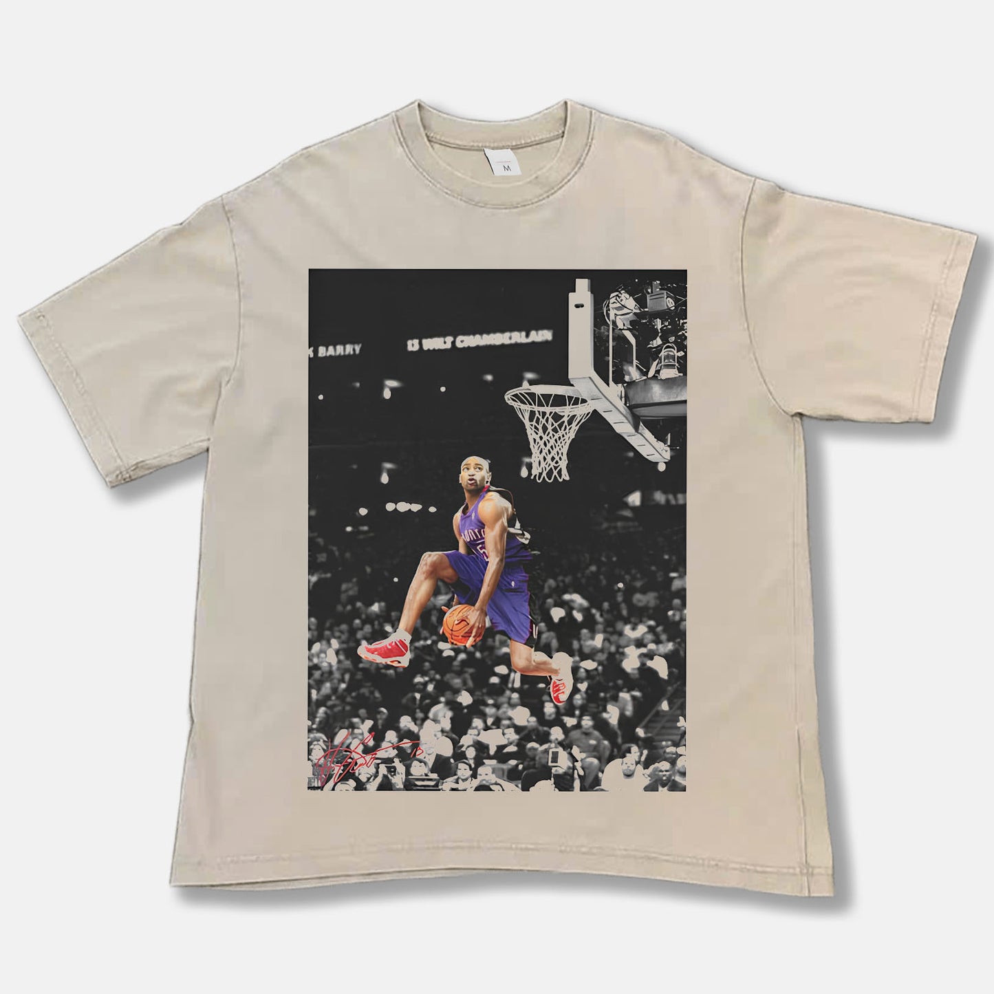 Vince Carter Signature Moment Font Graphic Tee