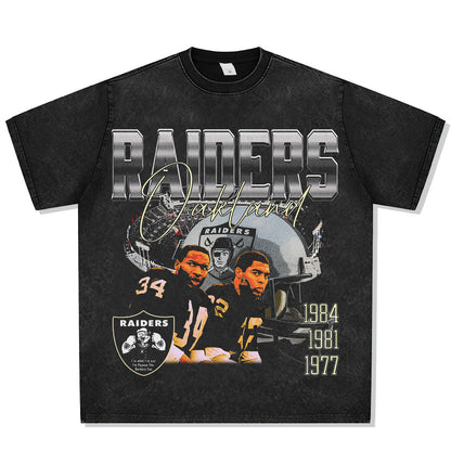 Vintage Oakland Raiders Font Graphic Tee