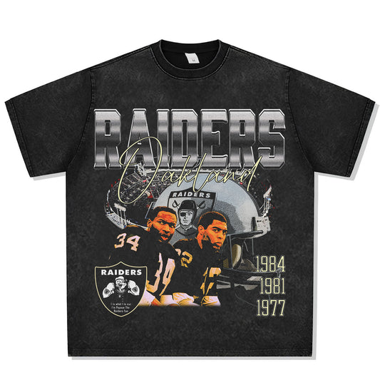 Vintage Oakland Raiders Font Graphic Tee