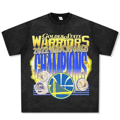 Warriors 2022 Championship Font Graphic Tee