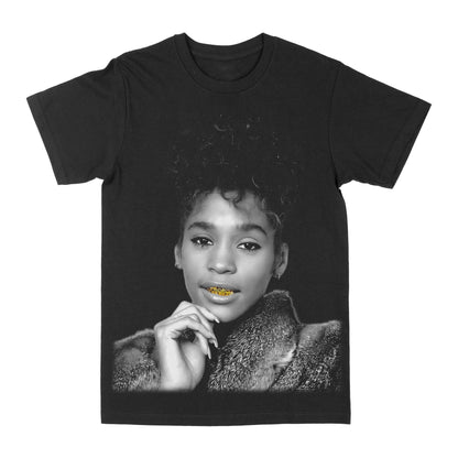 Whitney Houston "Gold Grill" Graphic Tee