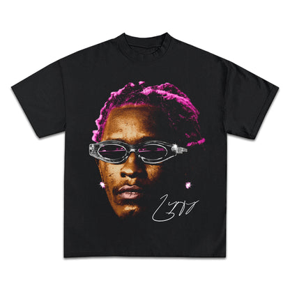 YOUNG THUG PINK GRAPHIC T-SHIRT