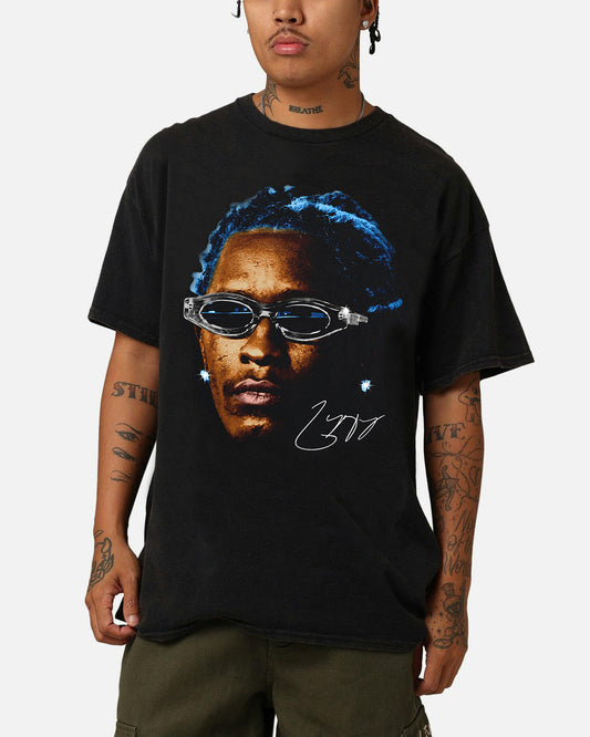 YOUNG THUG BLUE GRAPHIC T-SHIRT