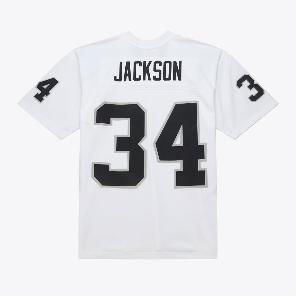 Bo Jackson Los Angeles Raiders 1988 White Legacy Player Jersey