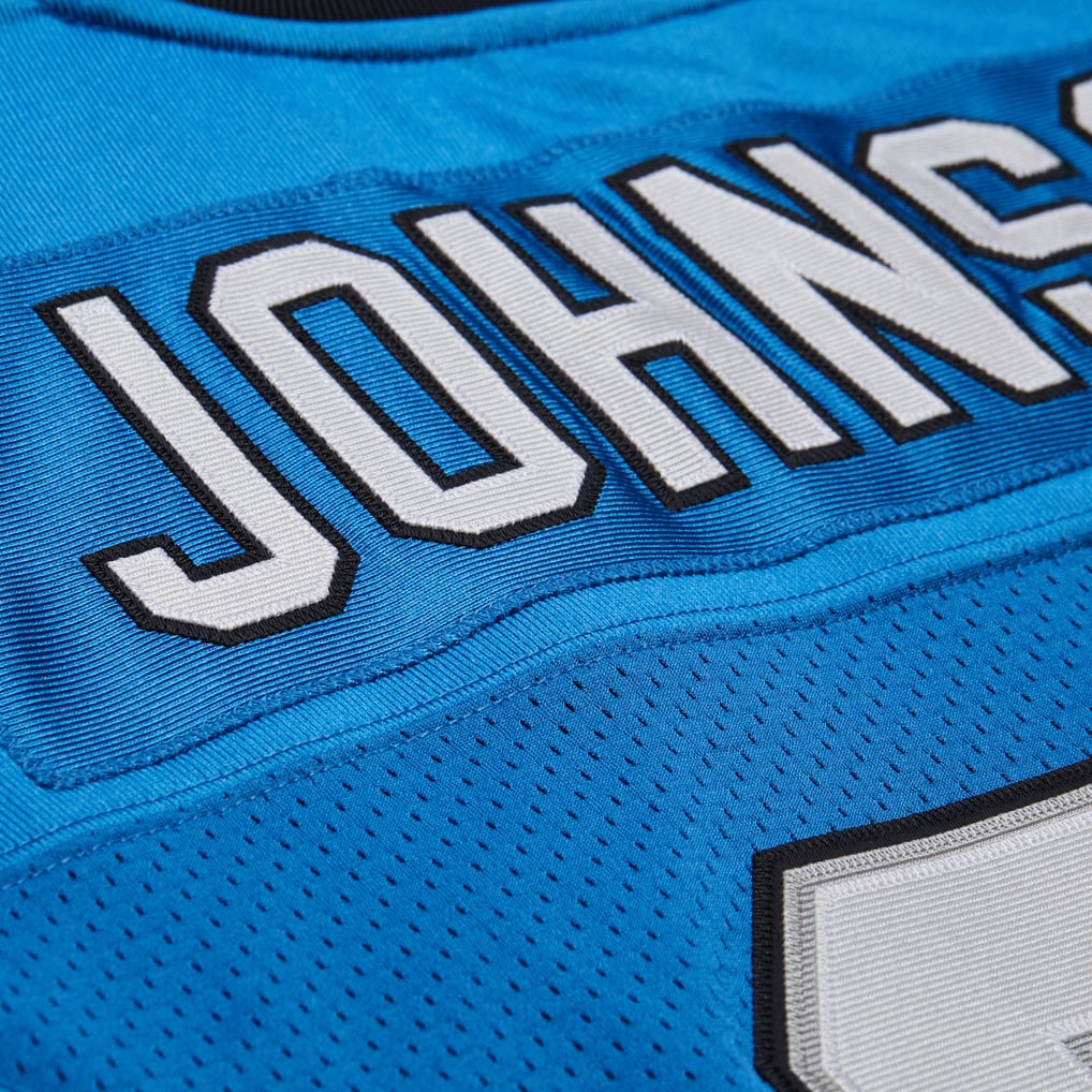 Calvin Johnson Detroit Lions 2007 Blue Jersey