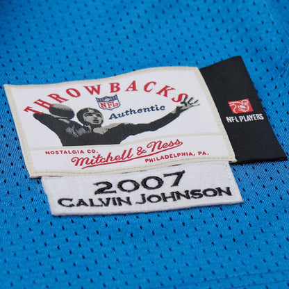 Calvin Johnson Detroit Lions 2007 Blue Jersey