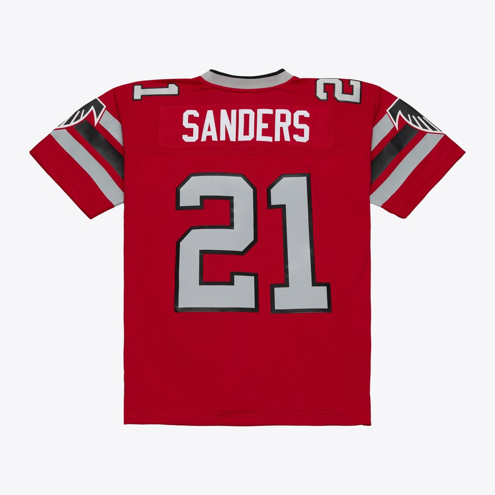 Deion Sanders Atlanta Falcons 1989 Red Legacy Player Jersey
