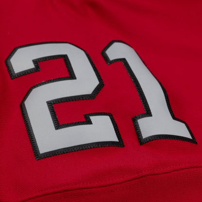 Deion Sanders Atlanta Falcons 1989 Red Legacy Player Jersey