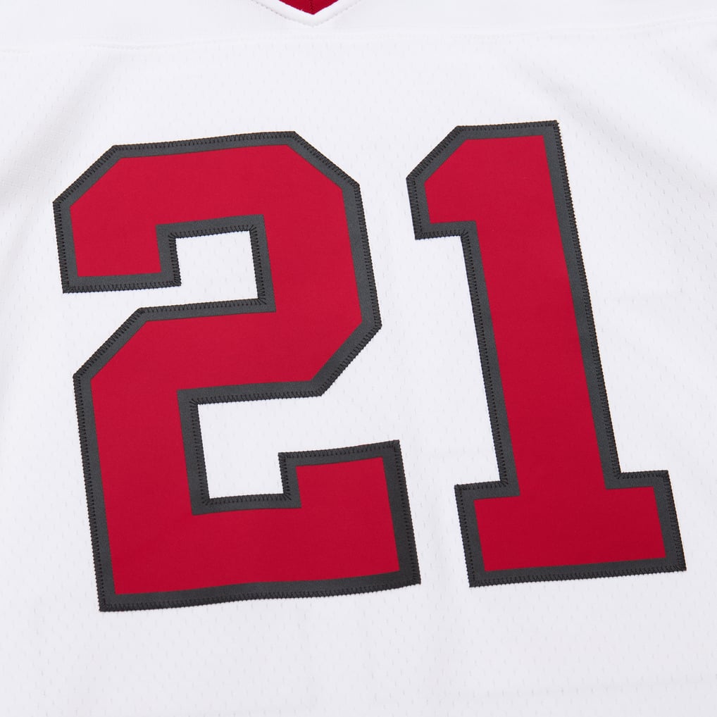 Deion Sanders Atlanta Falcons 1989 White Replica Jersey
