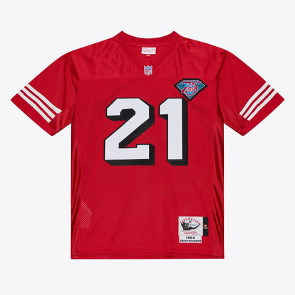 Deion Sanders San Francisco 49ers 1994 Scarlet Jersey
