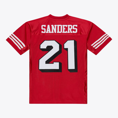Deion Sanders San Francisco 49ers 1994 Scarlet Jersey