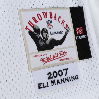 Eli Manning New York Giants White 2007 Jersey