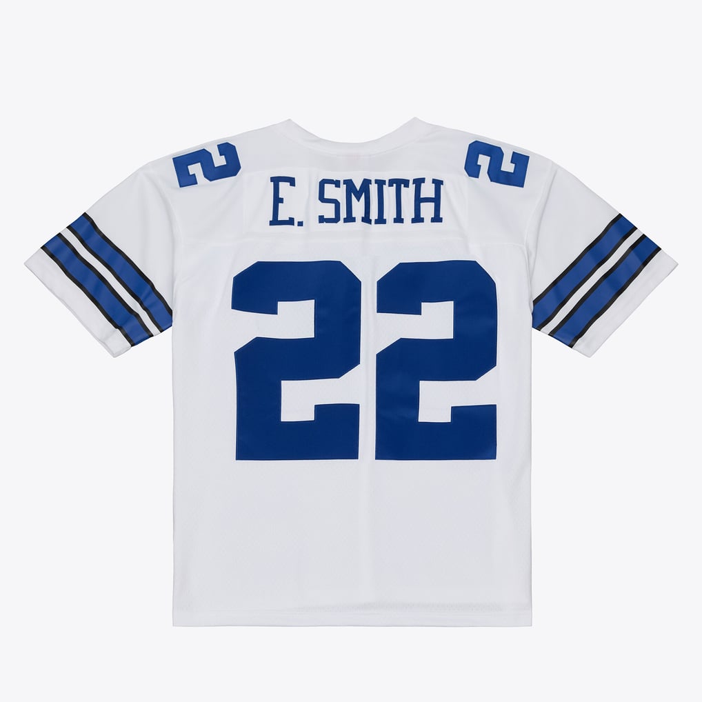 Emmitt Smith Dallas Cowboys 1992 White Legacy Jersey