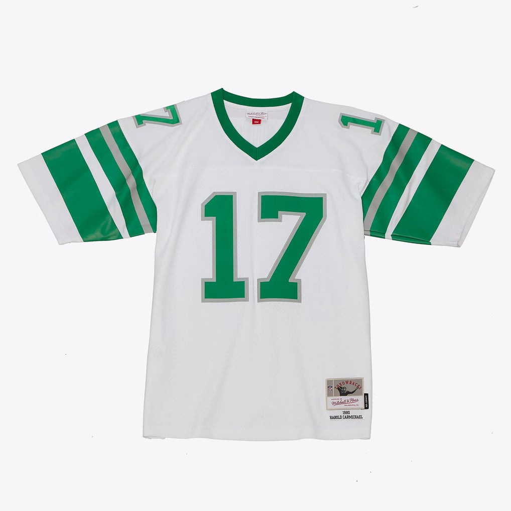 Harold Carmichael Philadelphia Eagles 1980 White Legacy Player Jersey