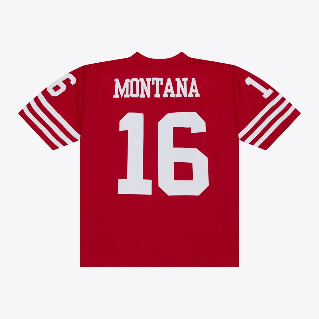 Joe Montana San Francisco 49ers 1990 Scarlet Legacy Player Jersey