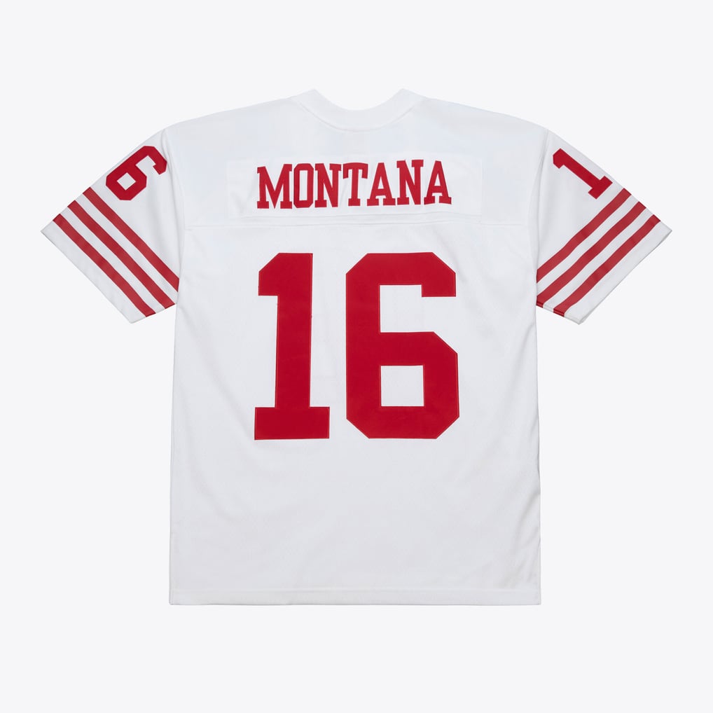 Joe Montana San Francisco 49ers 1990 White Legacy Player Jersey