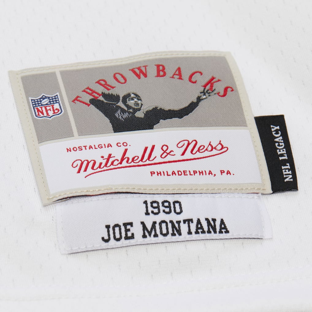 Joe Montana San Francisco 49ers 1990 White Legacy Player Jersey