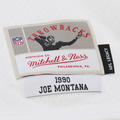Joe Montana San Francisco 49ers 1990 White Legacy Player Jersey